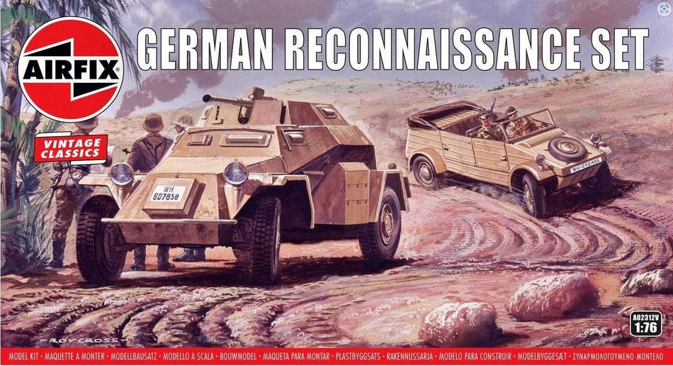 Airfix A02312V 1/76 Scale German Afrika Korps Reconnaisance Set
