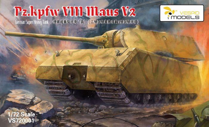 Vespid Model Kits 1:76 Scale PZ.KPFW.VIII Maus V2