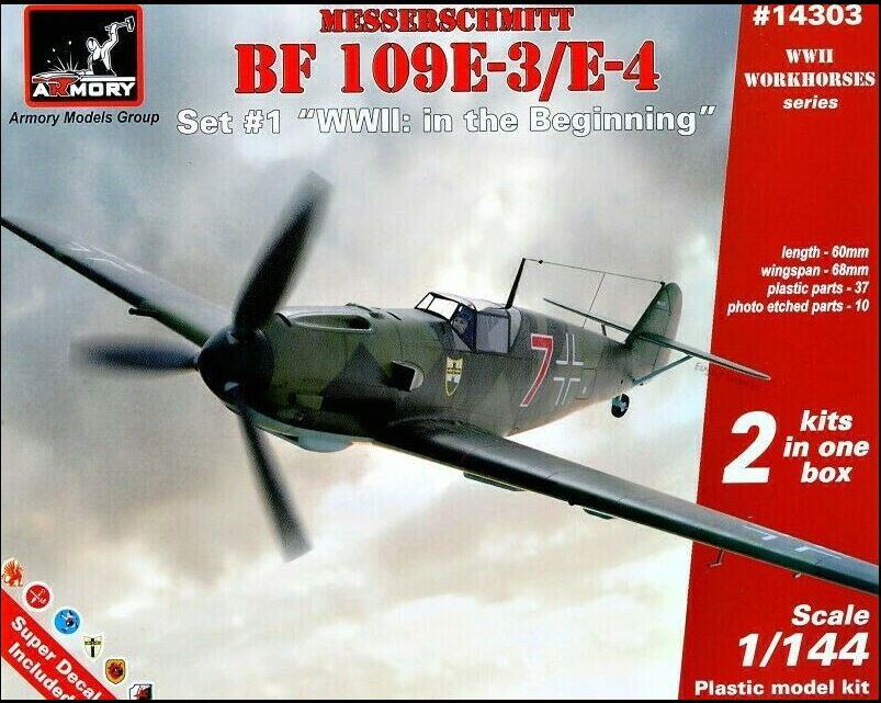 Armory 1/72 Scale Messerschmitt Bf 109E-3/E-4 &#8220;WWII:  Early 14303