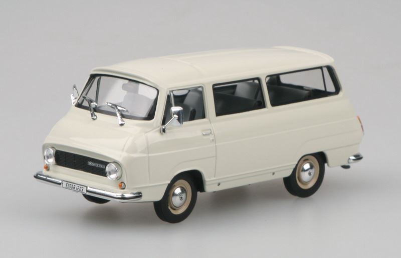 Abrex 1:43 Scale Skoda 1203 1974 Ice White