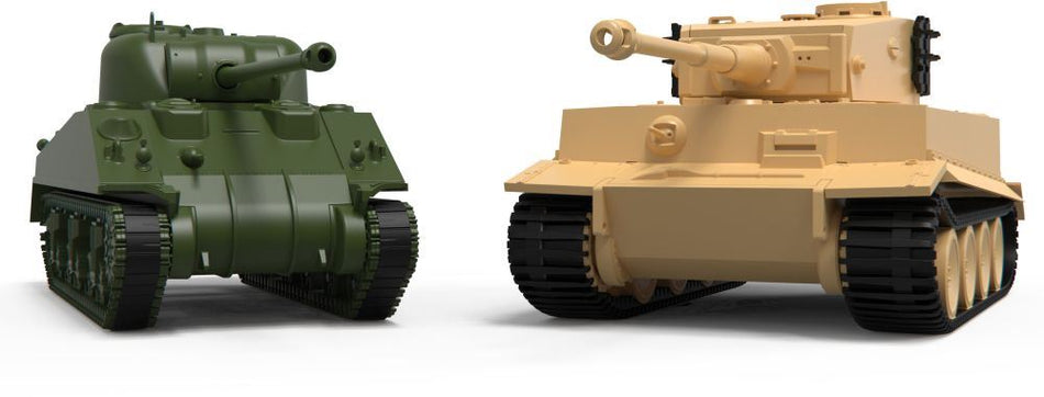 Airfix 1:72 Scale Classic Conflict Tiger 1 vs Sherman