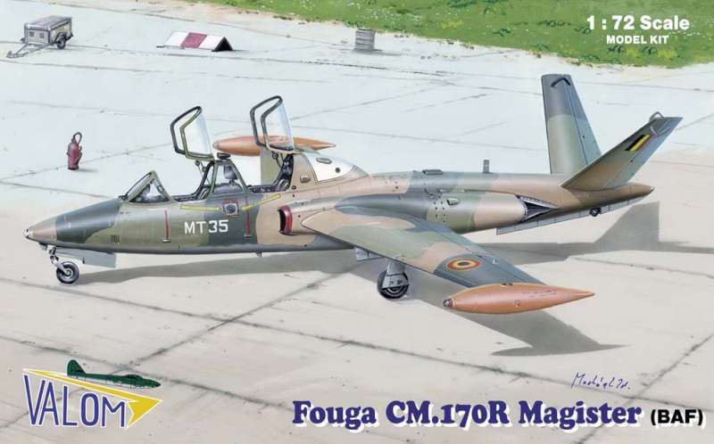 Valom 1:72 Scale Fouga CM.170R Magister (BAF)