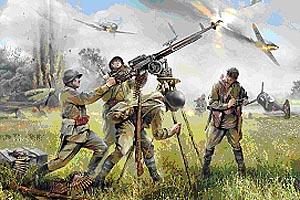 Zvesda Kits 1:35 Scale Soviet DSHK w/Crew