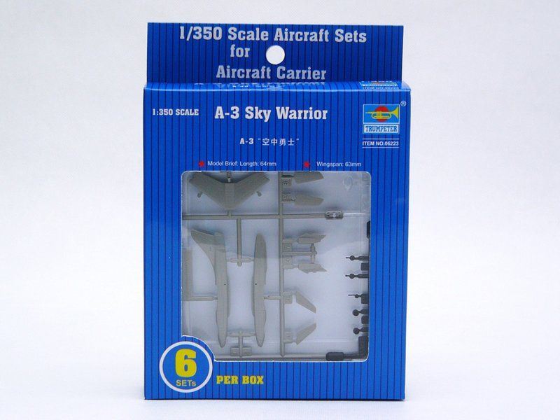 Trumpeter 1:350 Scale A3D Skywarrior (qty 6)