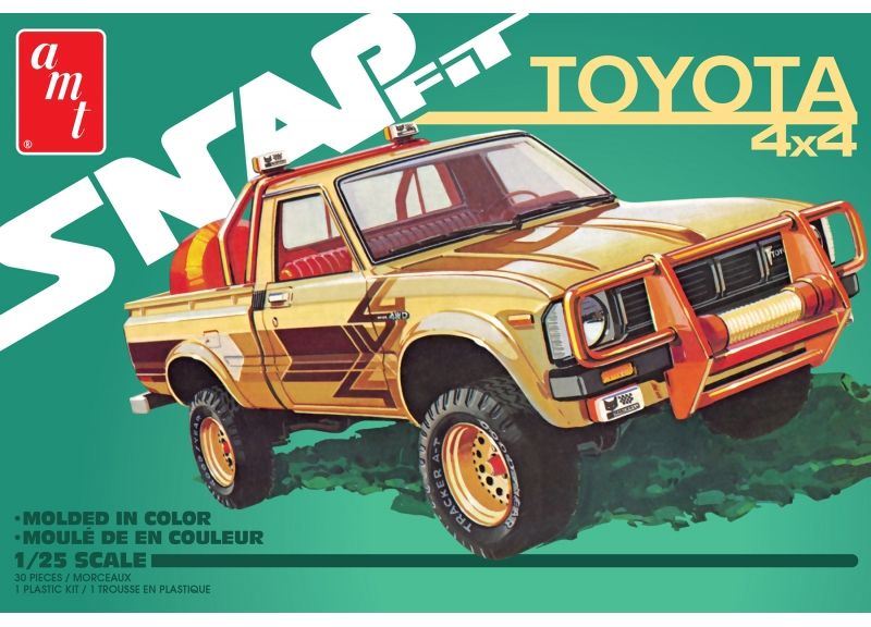 AMT 1:25 Scale Toyota Hilux SR5 Pickup SNAP KIT 1980