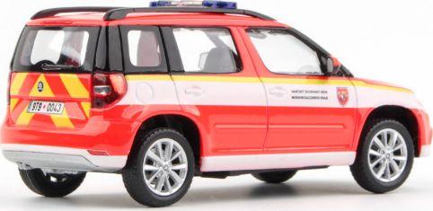 Abrex 1:43 Scale Skoda Yeti FL 2013 Fire Brigade Moravian Silesian Region