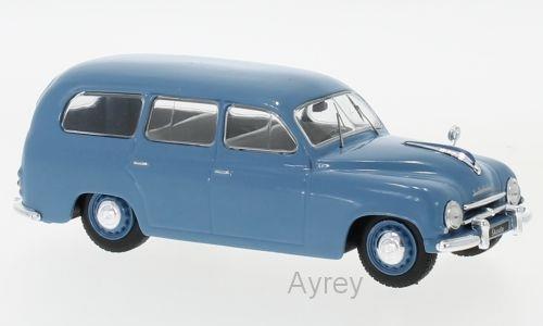 Whitebox 1:43 Scale Skoda 1201 station wagon, blue, 1954