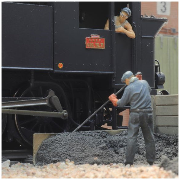 Artitec 1:87 Scale Steam Personnel LeNorman (2x) SNCF Ready-Made Figures