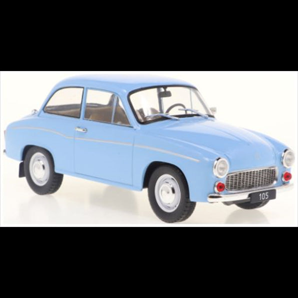 Whitebox 1:24 Scale Syrena 105 Blue 1975