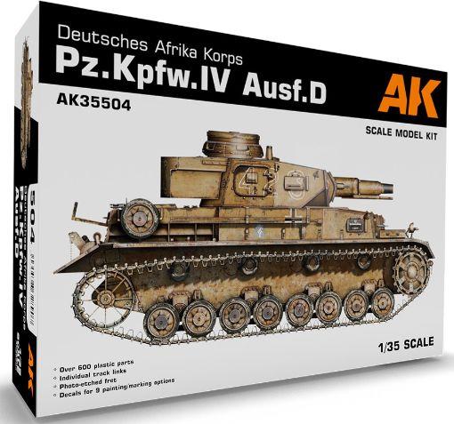 AK Interactive 1:35 Scale Pz.Kpfw.IV Ausf.D Deutsche Afrkia Korps
