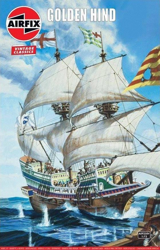 Airfix A09258V 1/72 Scale The Golden Hind Vintage Classic Series