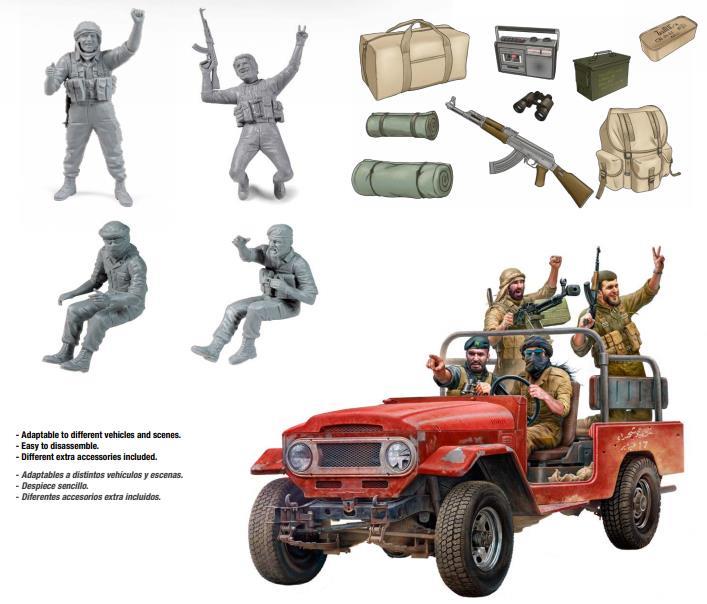 AK Interactive 1:35 Scale Technical Riders