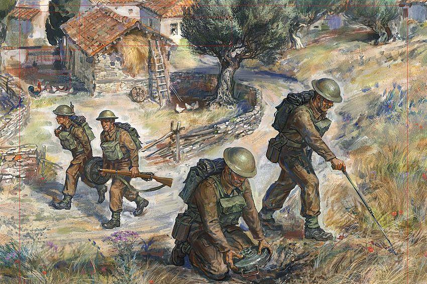 Zvesda Kits 1:72 Scale British Engineers