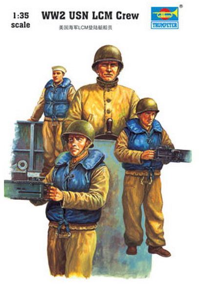 Trumpeter 1:35 Scale LCM WW2 USN Crew
