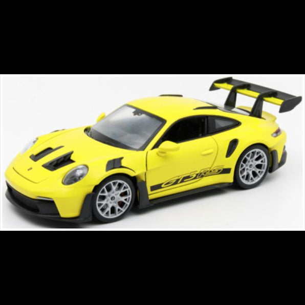 Welly 1:24 Scale Porsche 911 GTR RS (992) Yellow