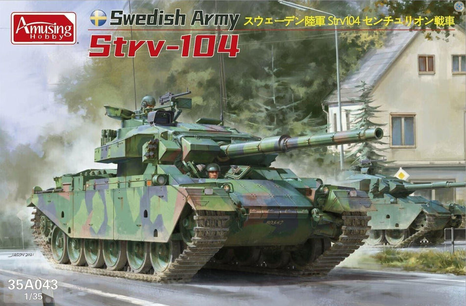 Amusing Hobby 35A043 1/35 Scale Swedish Army Strv-104 updated Centurion.
