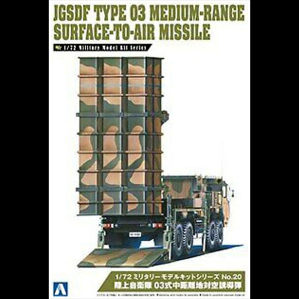 Aoshima 1:72 Scale JGSDF Surface to Air Missile Transporter