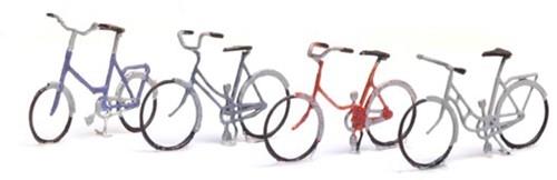 Artitec TT Scale Bicycles Set A (4) 1:120 Ready-Made, Painted